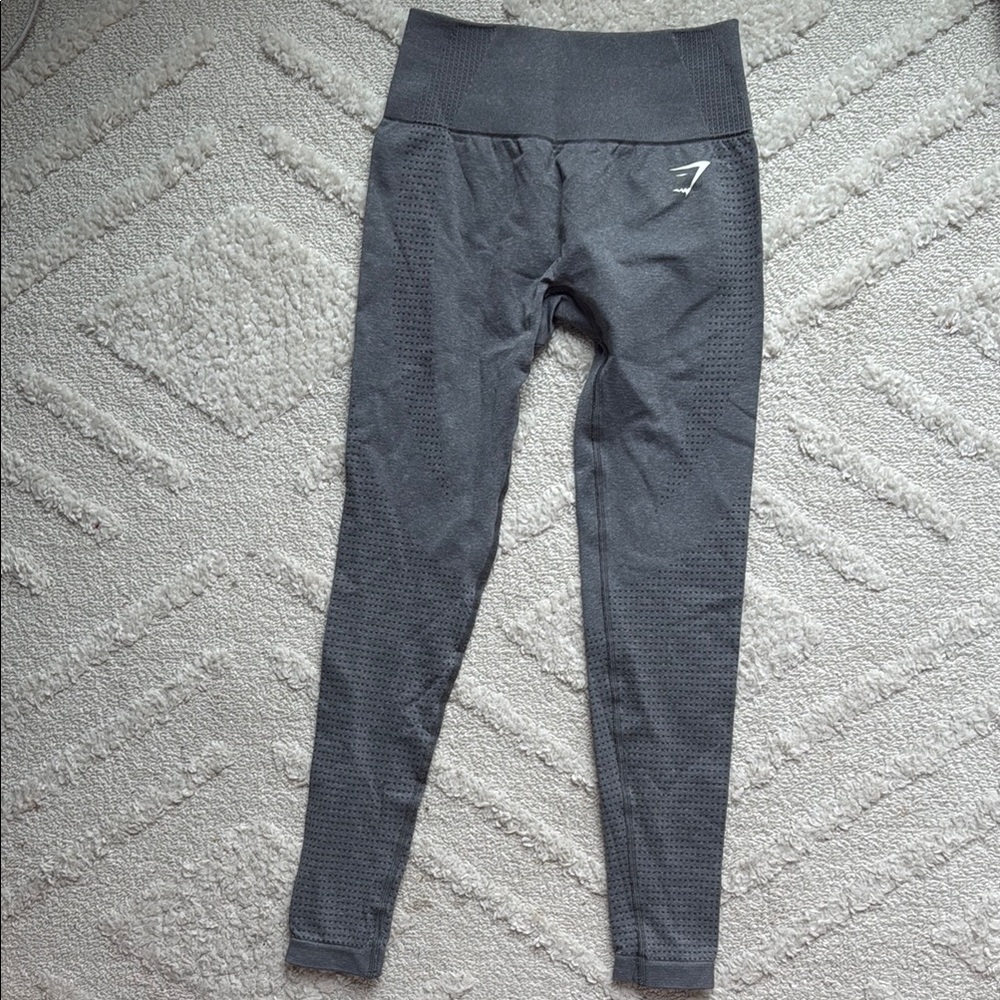 Gymshark Vital Seamless Charcoal Leggings
